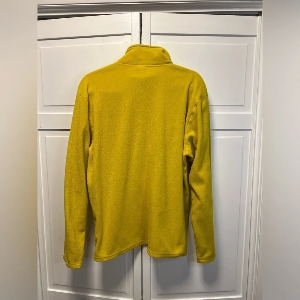 The North Face 1/4 Zip Pullover Size Mens Medium Color Yellow